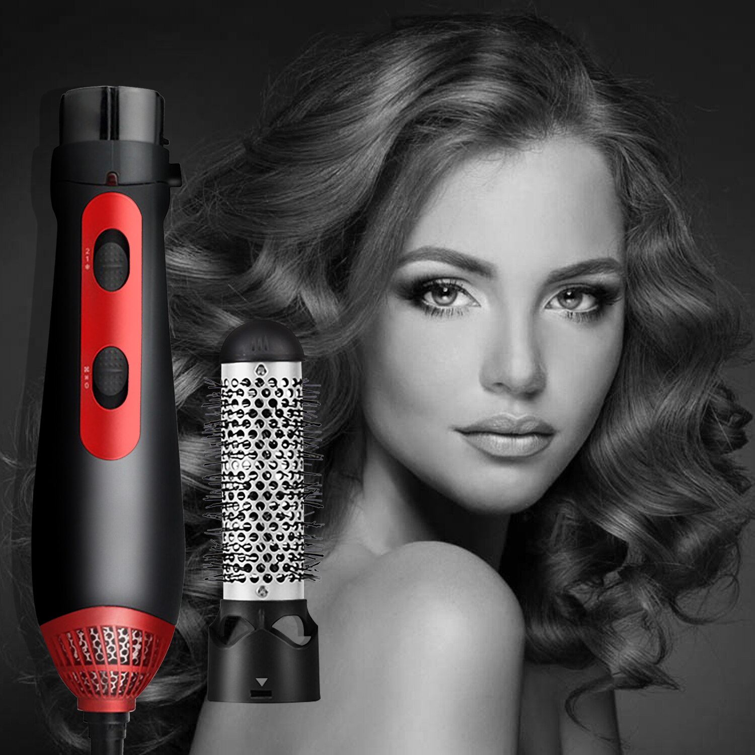 Hair Dryer Automatic 3 In 1 Dryer brush One Step Air Brush Multifunction Rotating Roller Hair brush Styler Electric Air