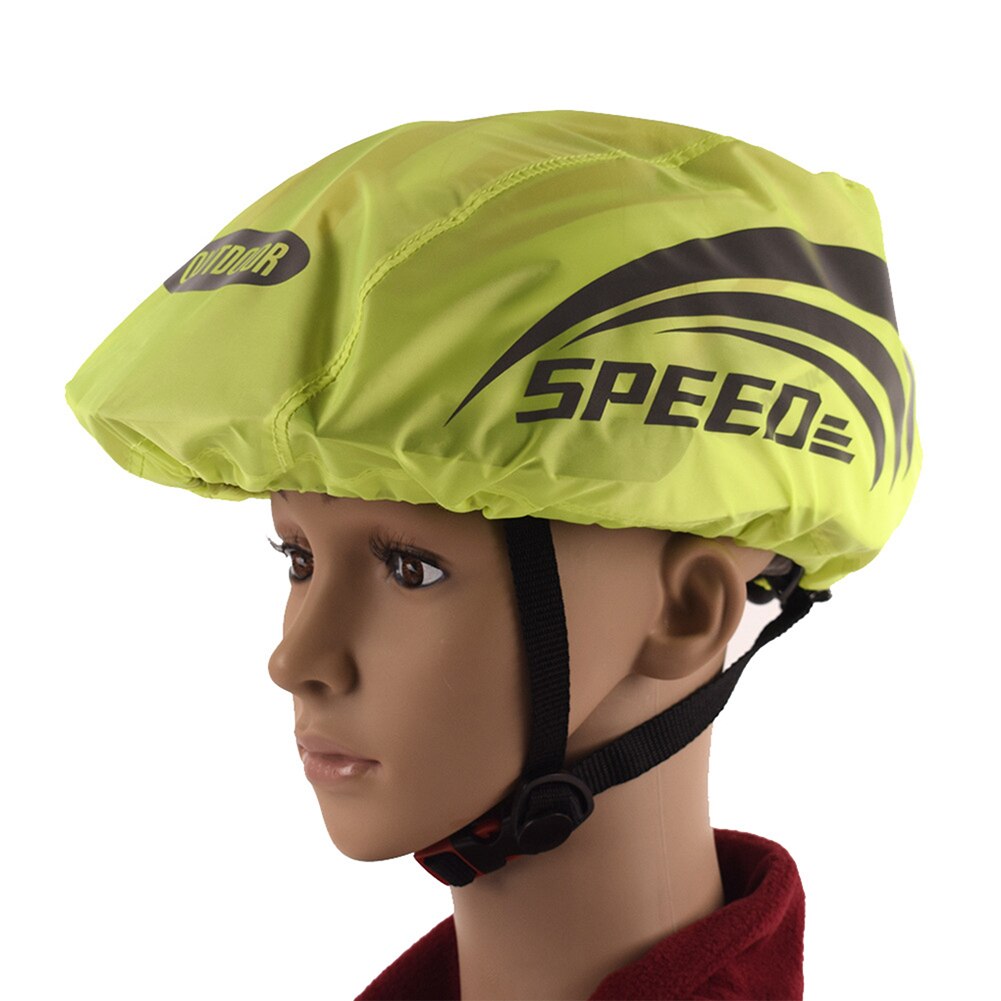 Unisex Outdoor Sport Fietsen Helm Cover Regendicht Waterdichte Reflecterende Veiligheid Helm