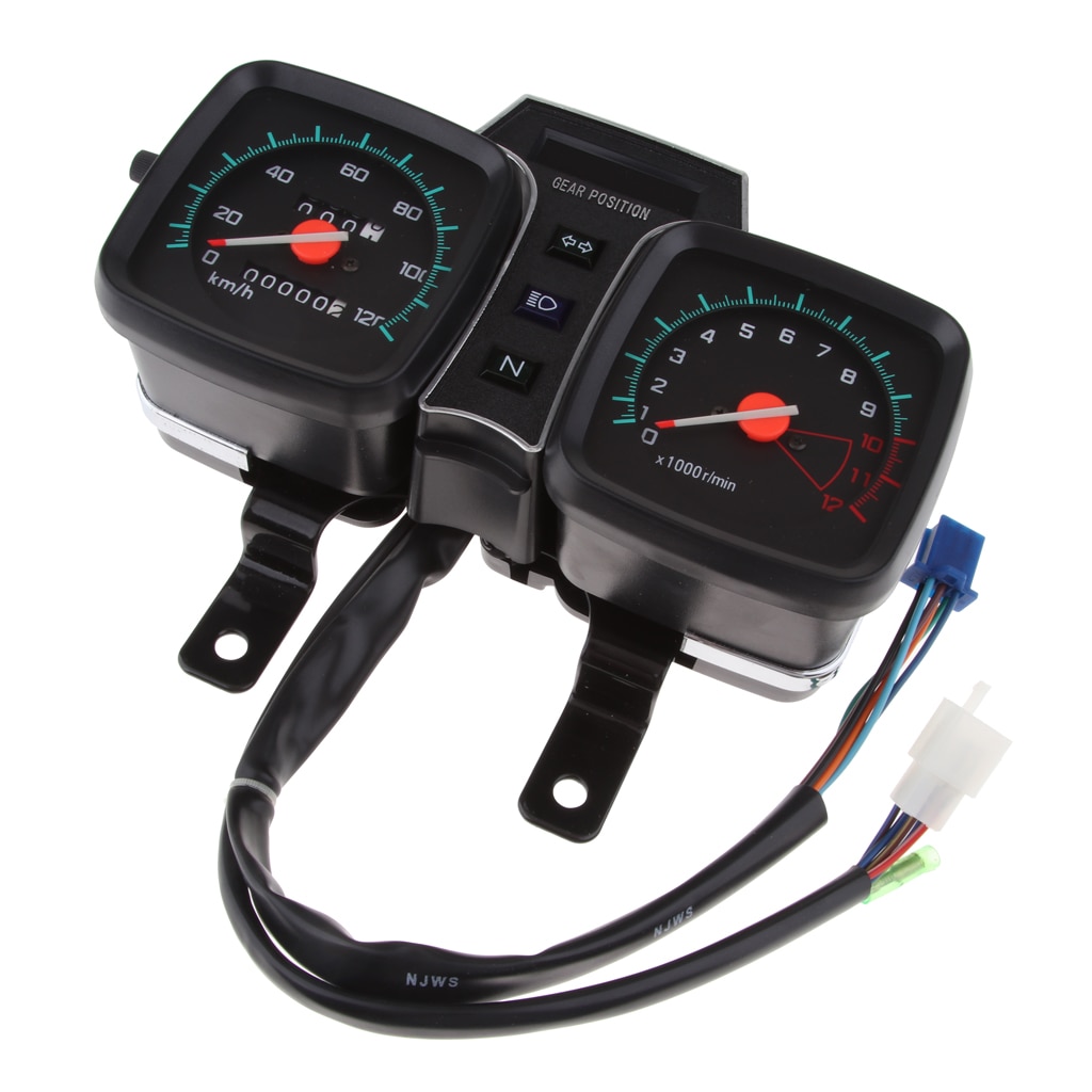 12V obrotomierz robić motocykla przebieg 0-120km/h miernik dla Suzuki GS125