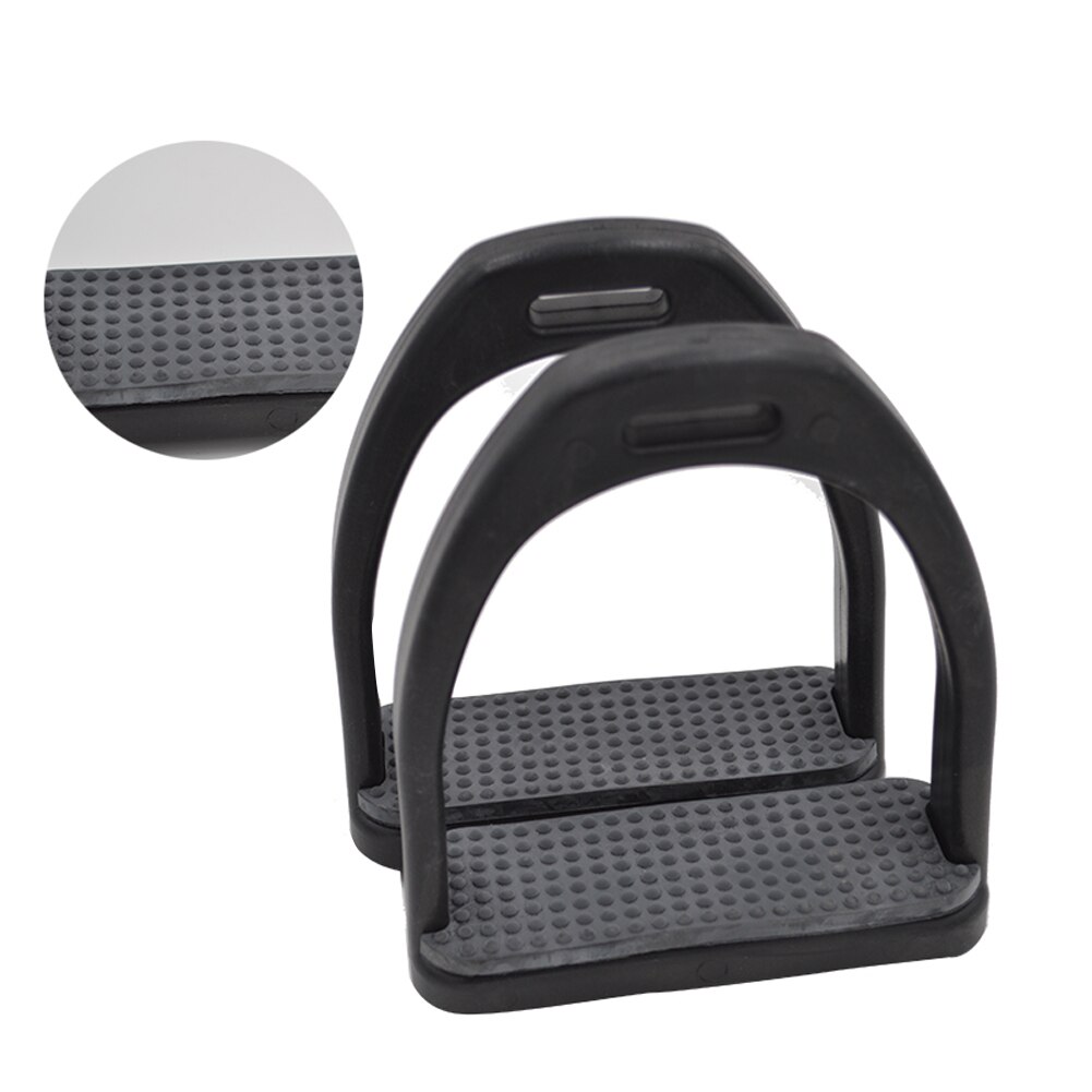 2 Pieces / Set Saddle Pedal Rubber Durable Non-Slip Equestrian Equestrian Safety Equipment Outdoor Riding
