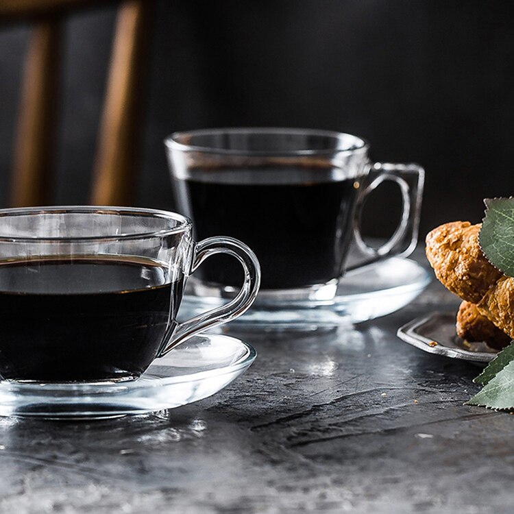 Double Wall Glass Cup Transparent Tea Coffee Mug Cup Heat Resistant Insulated Luxury Glass Cup Royal Classic EE50BD