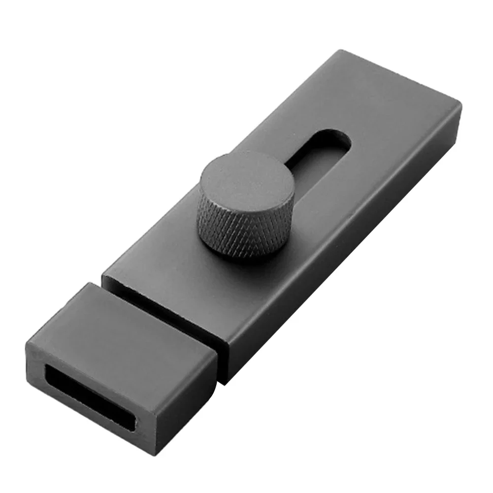 Door Lock Latch Punch-free Door Bolt Sliding Bolts Anti-theft Security Lock Aluminum Alloy Toilet Door Latch Gate Hardware: Ivory