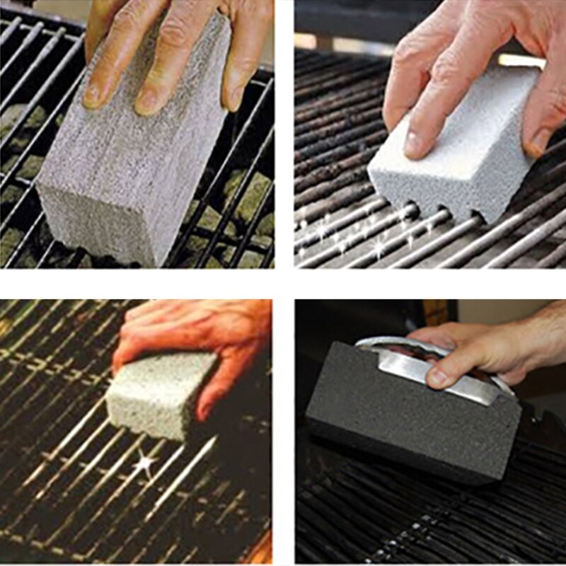 Bbq grill tegelblock handhållen bbq rengöringssten grillställ fläckar ren skrapa bbq rengöringsborste