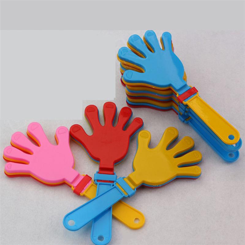 20Pcs Funny Decor Creatieve Grappige Handen Clap Juichen Prop Applaus Maker Plam Prop Voor Party Consert Kleurrijke Hand Klepel