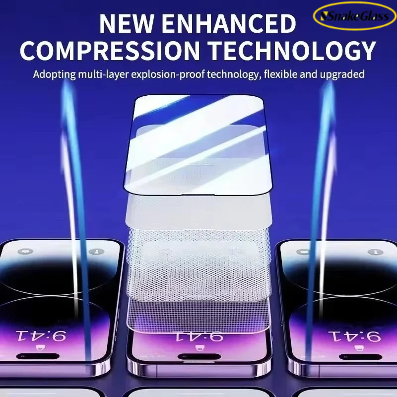 Oleophobe Beschichtung Staubfreier Einfacher Einbau Displayschutz für iPhone 17E 17 16 15Profi 14 13 12 11Profi Max XR 15Plus XS Glas
