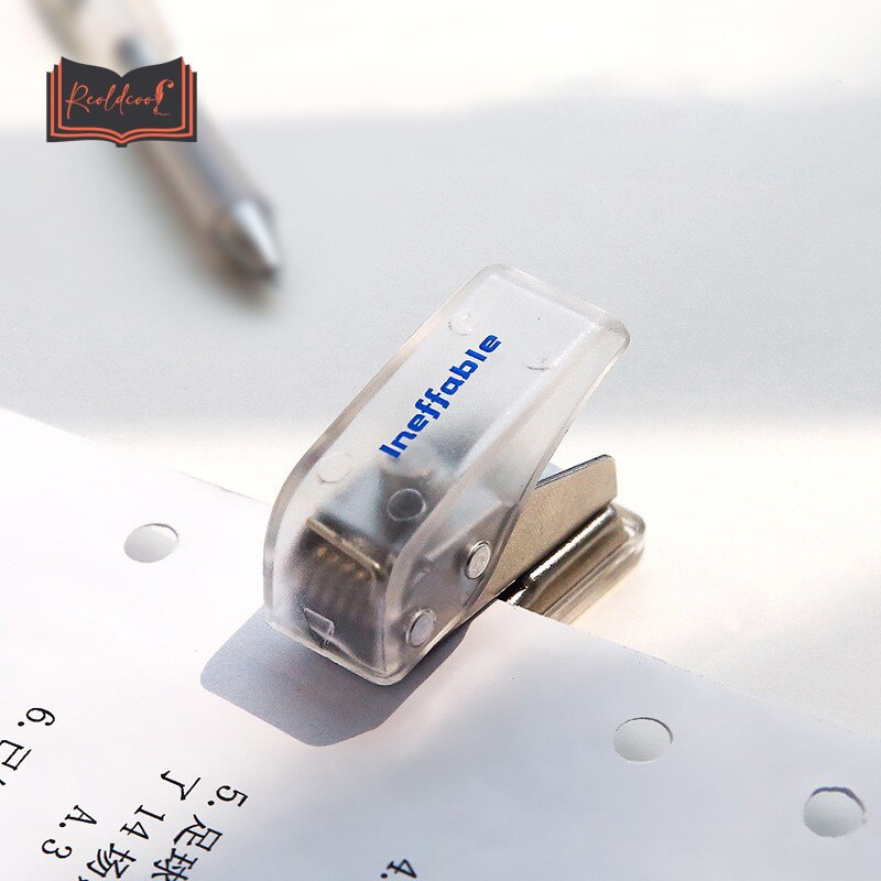 Mini Hole Punch Portable 6mm Pore Diameter Metal Single Handheld Hole Paper Notebook Binding Stationery Hole Punch Hand Tools