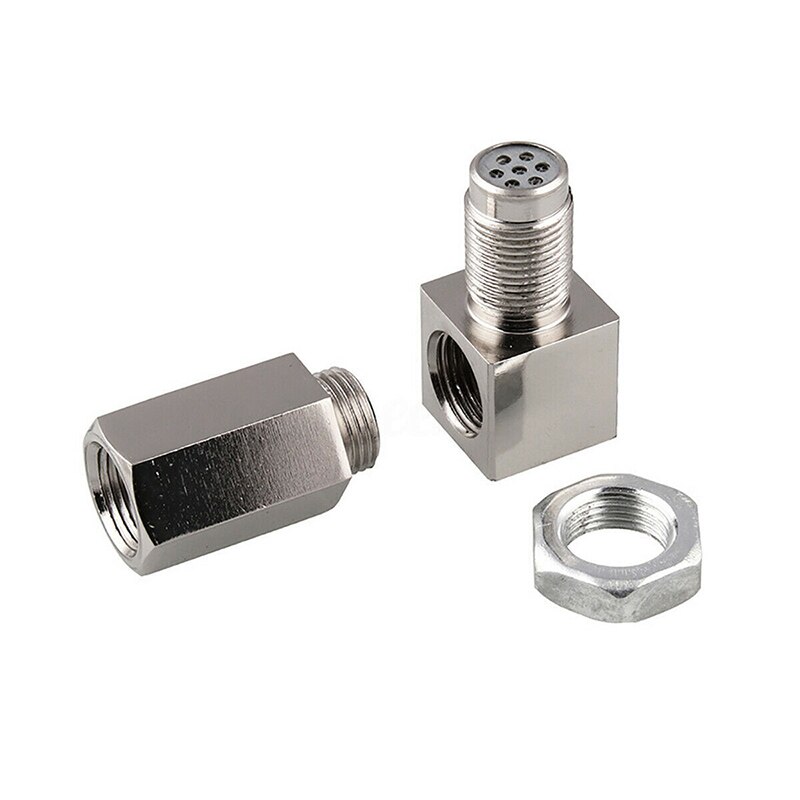 Universal oxygen sensor extender 90 degrees 02 plug extension catalyst O2 oxygen sensor gasket