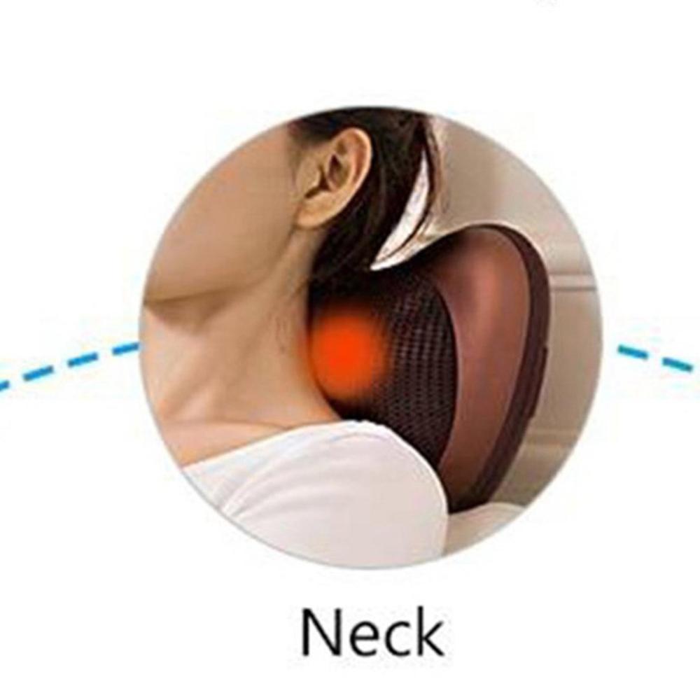 Carro casa cervical coluna massageador pescoço cintura de volta elétrica multifuncional baixa tensão aquecimento massagem travesseiro