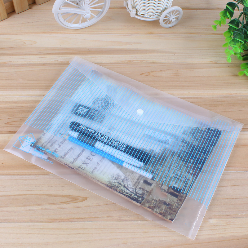 5 stk/parti høj kapacitet gennemsigtig arkivmappe  a4 til dokumenter  a4 dokumentpose klar arkivtaske kontorskolepapir