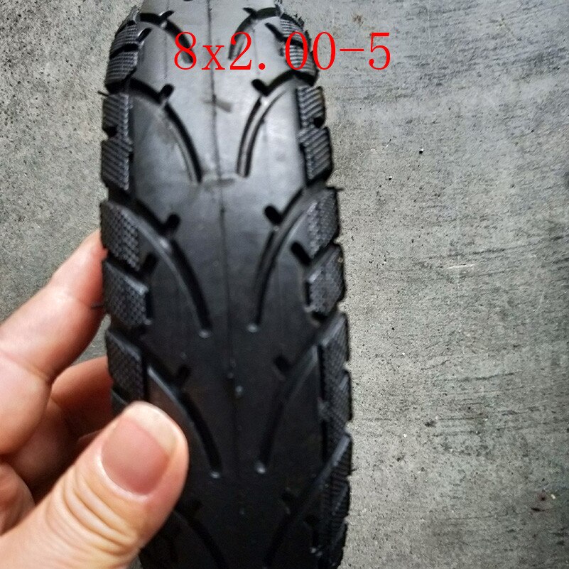 8X2.00-5 Tyres Tubeless Tires with alloy rims 8 inch wheel hub for Pocket Bike MINI Bike