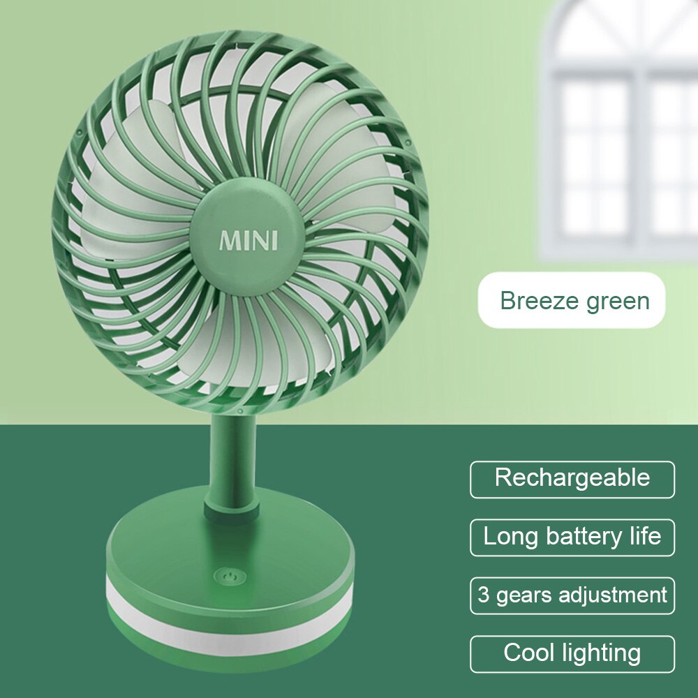 Draagbare Houvast Mini Ventilator Voor Thuis Oplaadbare Draagbare Airconditioner Tafel Usb Fans Ingebouwde Batterij 2000mA