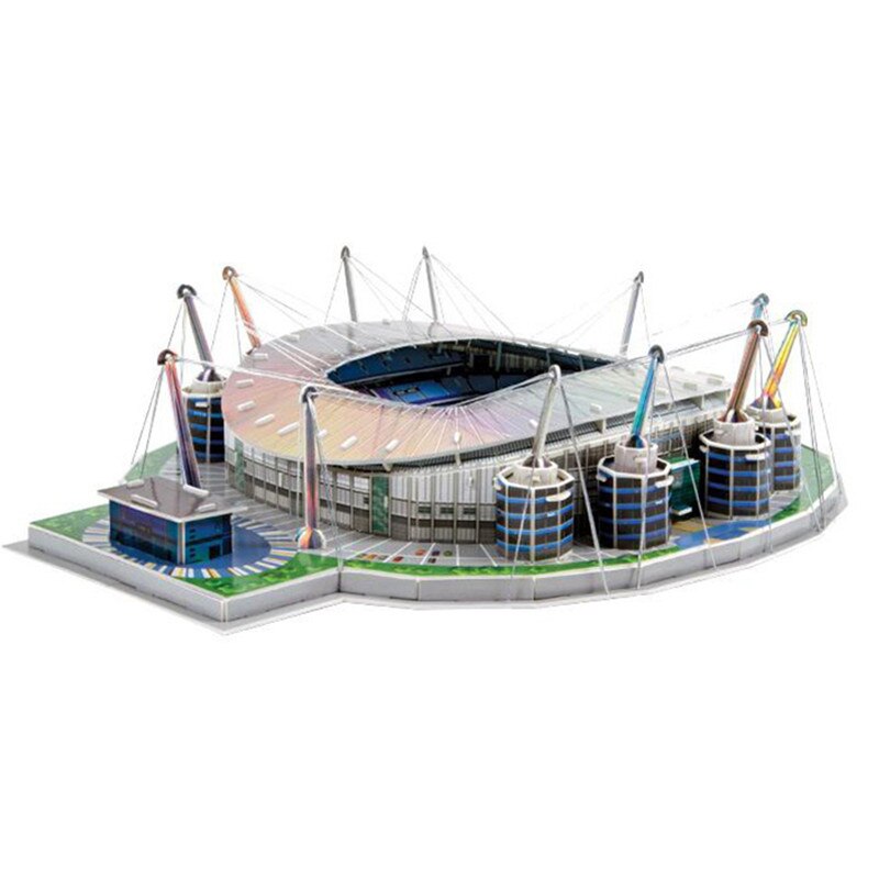 Kids 3D Three-dimensional Puzzle World Football Stadium Baby Puzzle DIY Spell Insert Toy Learning Educational Games Toys: 168