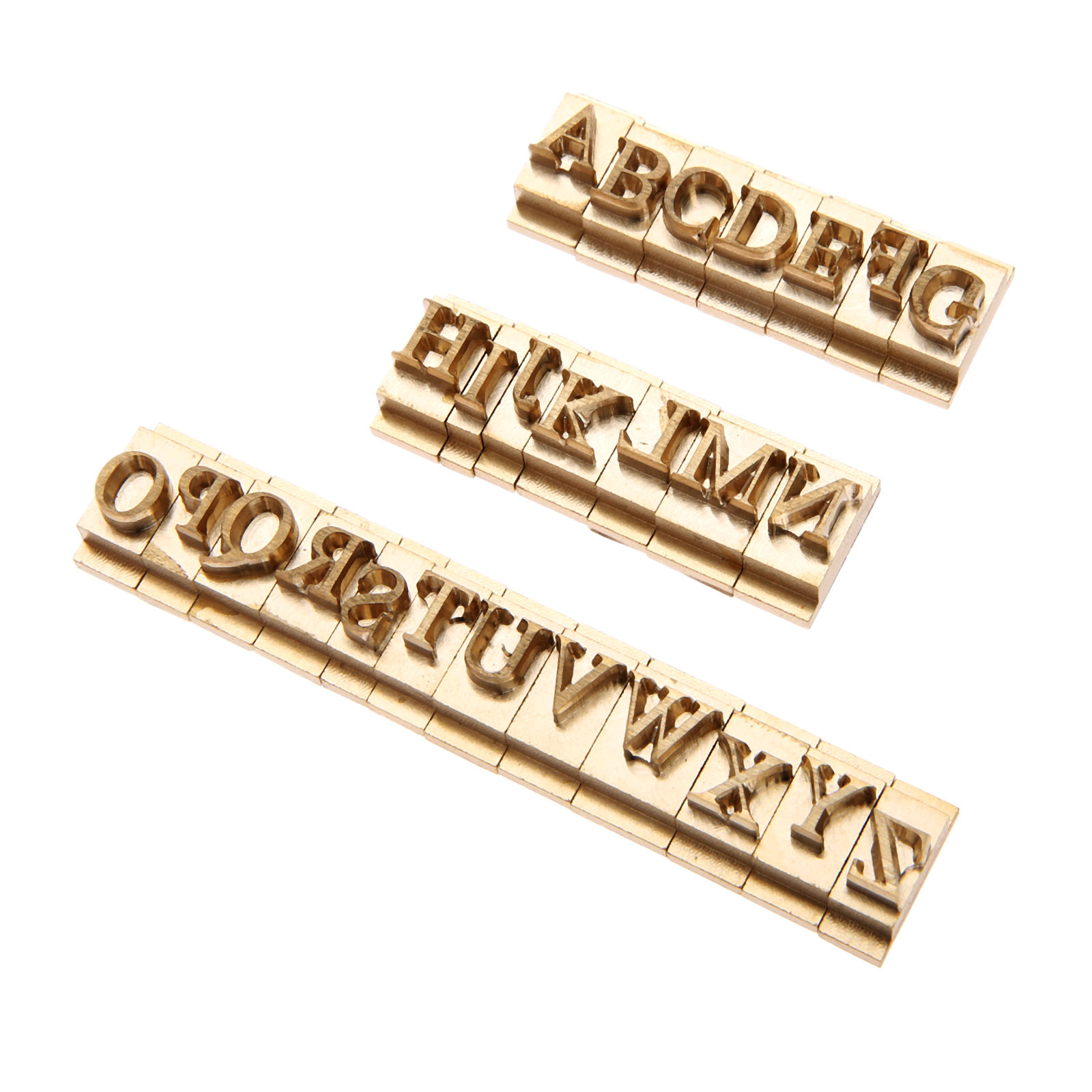 26 pz/impostato lettere maiuscole oro ottone volte nuovi stampi per timbri romani A-Z strumento di brama ferro stampa stampaggio cuoio/legno/torta artigianale