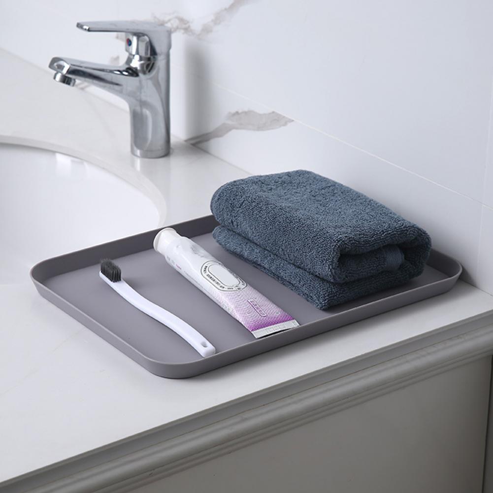 Plato de fruta portátil, bandeja de exhibición de postre, conveniente, saludable, de plástico, forma rectangular, para el hogar