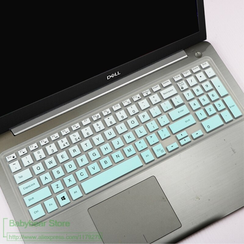 Silicone laptop Keyboard Cover Skin for 15.6" Dell Latitude 3500 3590 3550 3560 3570 3580: fademint