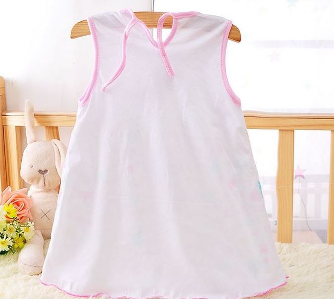 1-3 t vestido da menina do bebê sem mangas infantil meninas vestido de verão estilo princesa algodão roupas vestido de bebê meninas roupas