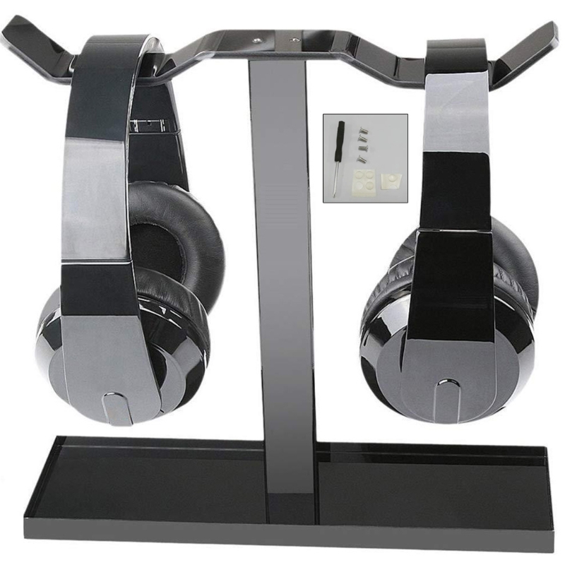Universele Anti-Kras Hoofdtelefoon Stand Headset Houder Gaming Headset Zware Dubbelzijdige Opknoping Koptelefoon Hanger
