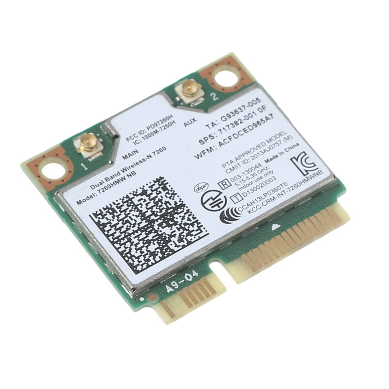 7260nb intel 7260hmw nb mini pci-e wifi karte für hp laptop 300m duan-band drahtloser netzwerk adapter sps: 76589-001 717382