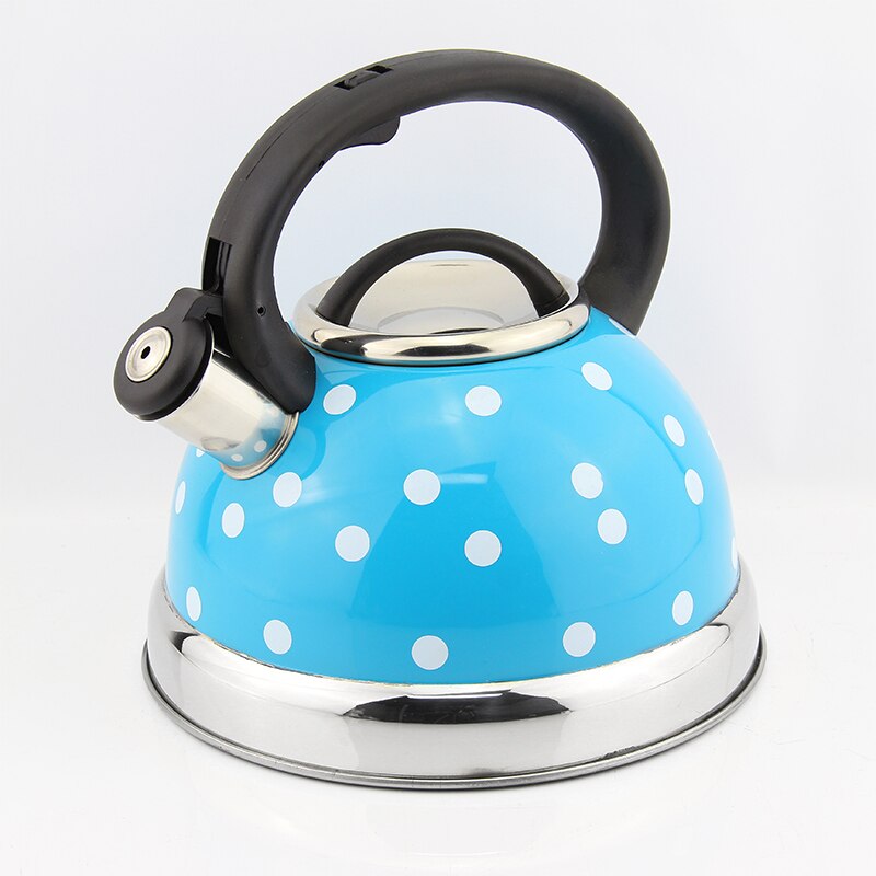 Stainless Steel Kettle Color Paint Water Pot With Dot 3.0l 769C