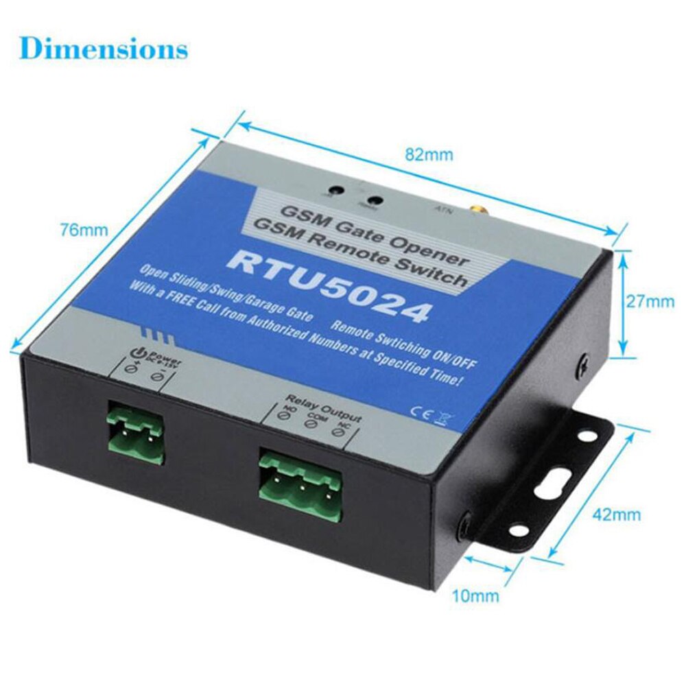 RTU5024 RTU5035 2G 3G Apri del Cancello di GSM Interruttore A Distanza Chiamata Telecomando Del Telefono Scuotendo Porta di Controllo Apri per sistemi di parcheggio