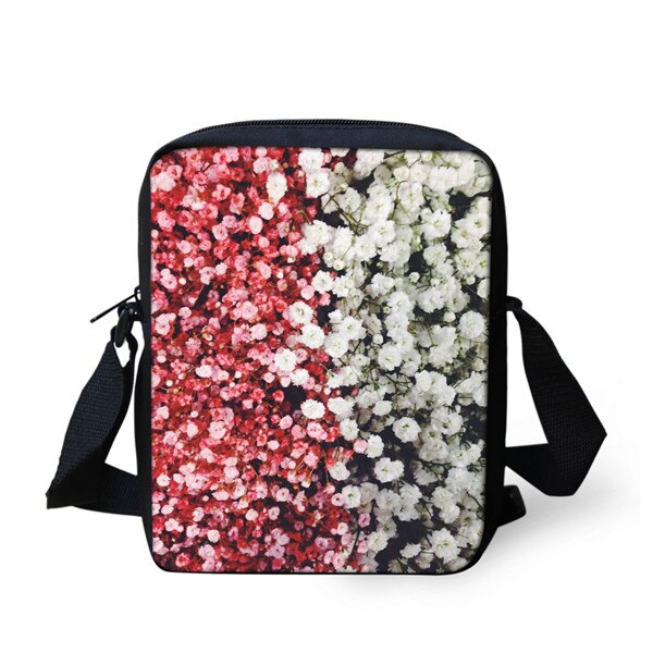 FORUDESIGNS, bolso de mensajero bonito para mujeres jóvenes, amuletos de estilo Floral, bolso cruzado de , bolso de mensajero para mujeres: CC4251E