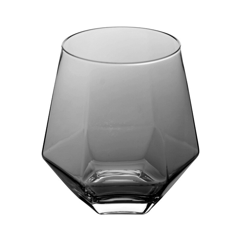 Farge frostet sekssidig whiskyglass brennevinsglass hjem phnom penh vannglass juicekopp diamantglass: A4