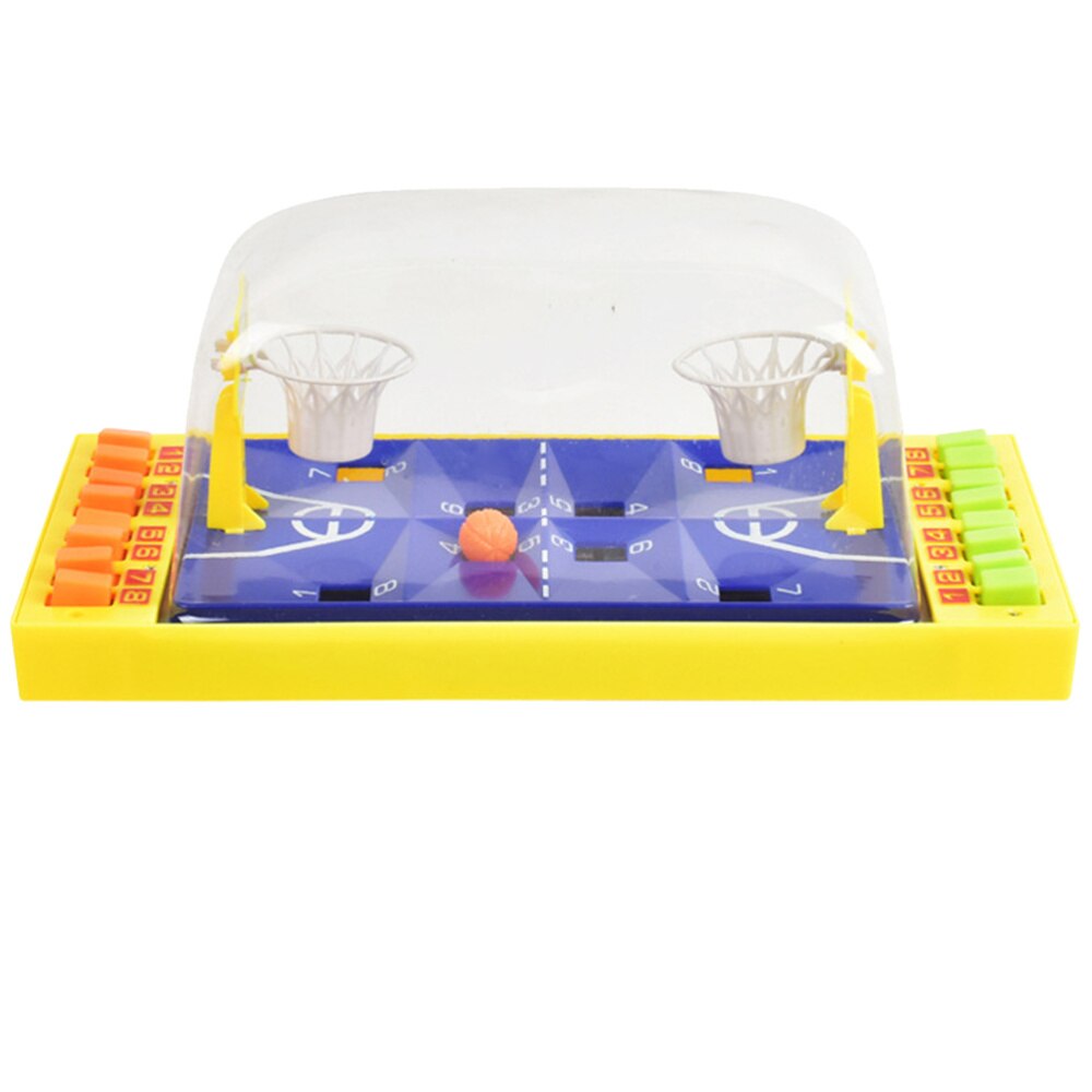 Finger Playing Game Parent-child Interactive Basketball Field (Yellow)