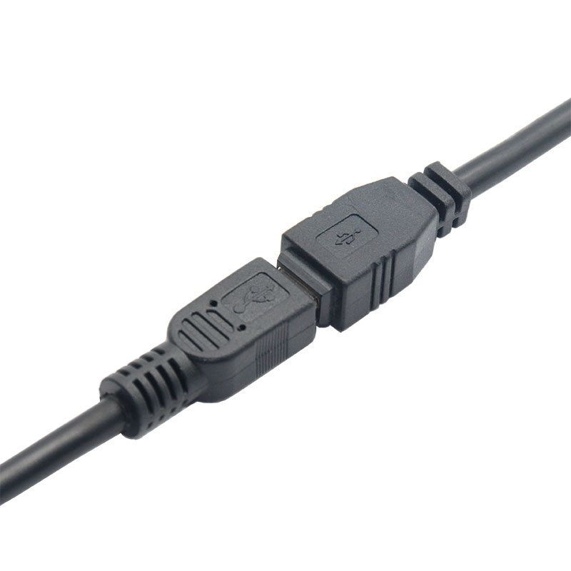USB 2.0 Mini USB Extension Cord Male To Female t-port, Mini 5pin Public Transfer Master Data Charging Cable