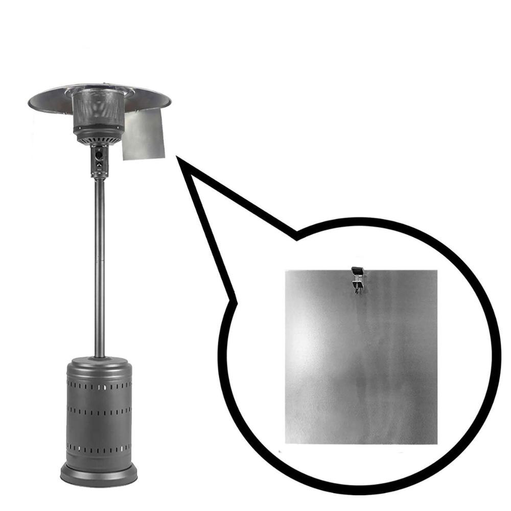 Heat Focusing Radiator Reflector for Round Natural Gas and Propane Patio Heaters Accessories: 1PCS