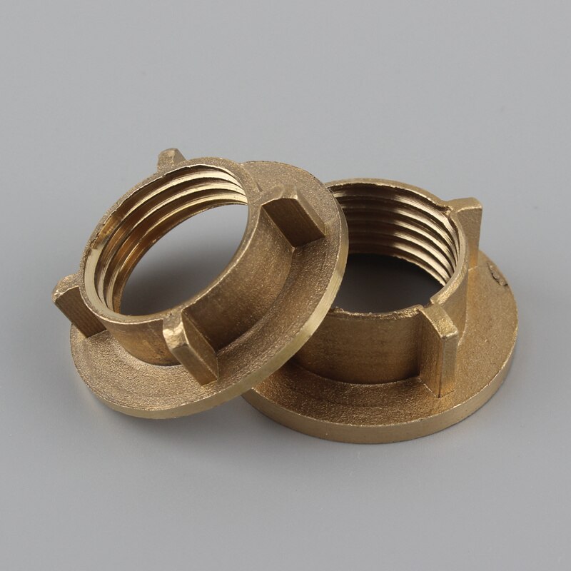 Brass Kitchen Water Tap Adapter G1/2'' Thread Nut Faucet Fixed Connector Basin Inlet Accessories