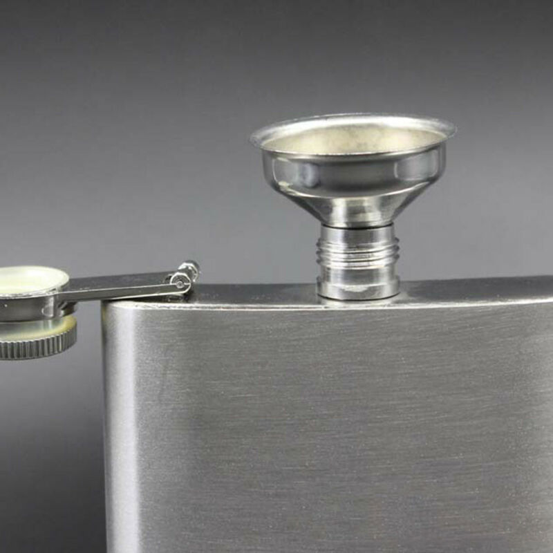 Petaca de acero inoxidable para licor, Alcohol, whisky, botella de vino de bolsillo, 7, 8, 10 oz
