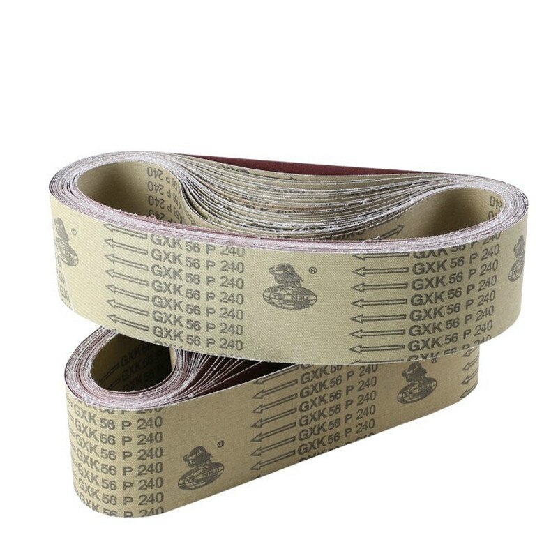 5 stk slibebånd 915*100mm 40-1000 korn sortiment metal slibning aluminium bånd poler oxid sliber