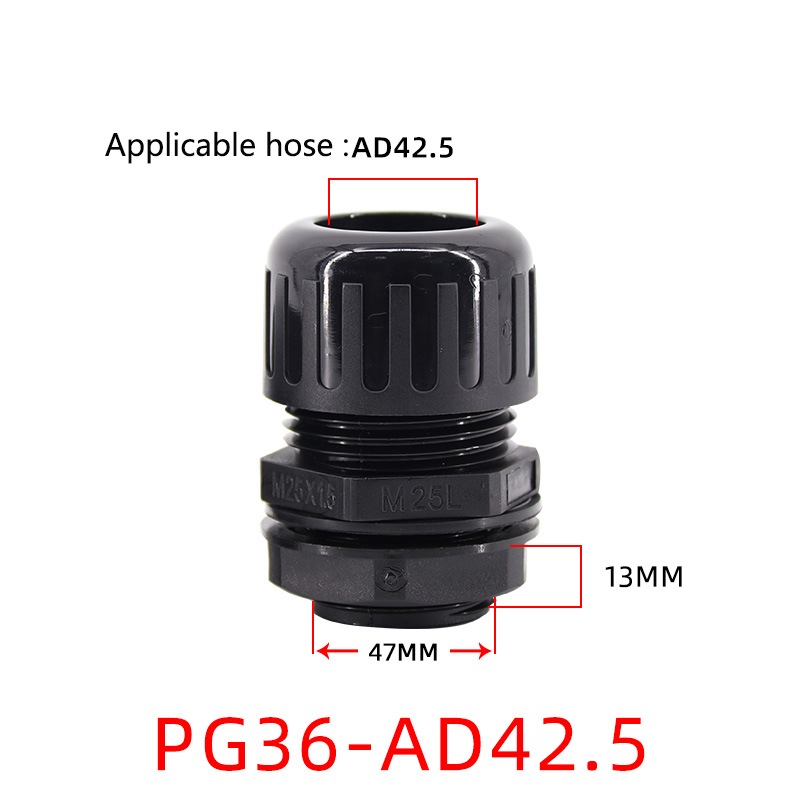 1/5/10 Stuks Balgen Waterdichte Gewricht Vlamvertragende Nylon Plastic Slang Connector Accessoires Pg Draad Kabel Bevestigingskop