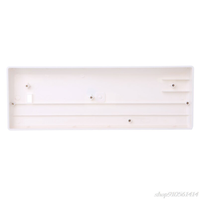 GH60 Compact Keyboard Base Seat 60% Keyboard Poker2 Plastic Frame Case N04 20: White