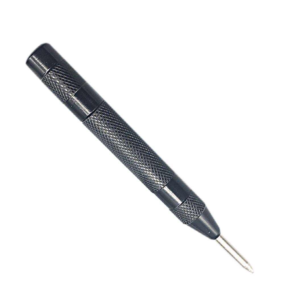 1pc HSS Automatic Center Pin Punch Spring Loaded Marking Starting Holes Tool Wood Press Dent Marker Woodwork Tool Drill Bit Tool