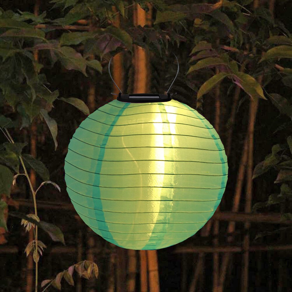 30cm led solar lantaarnlamp waterdicht buitenfeest decoratie hanglamp voor tuin, huis, binnen, bruiloft, sprookjesachtige licht