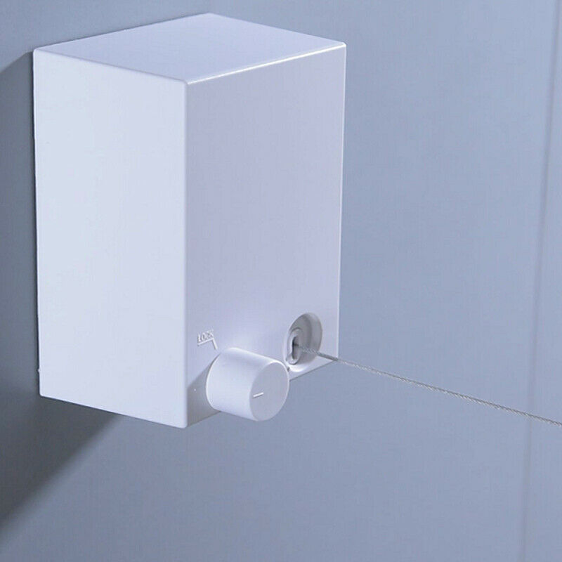 Indoor Outdoor Retractable Laundry Clothesline Washing Clothes Line Shrinking Clothesline