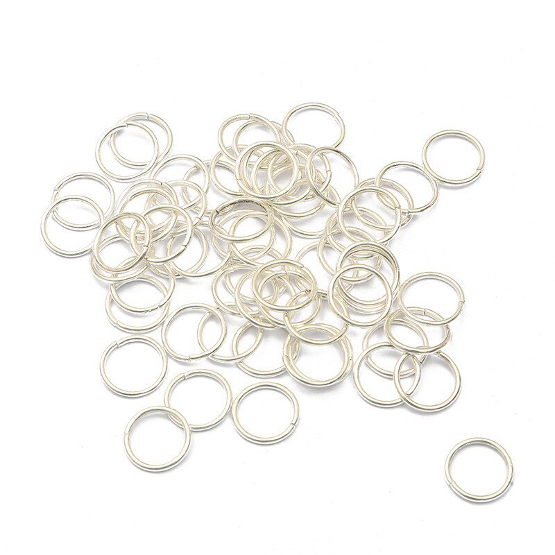 Ensemble de 200 anneaux de cheveux tressés, 0.8x8mm, petite ouverture, perle, Dreadlock, Clip, tresse pour tresses africaines, accessoires décoratifs: NO.3
