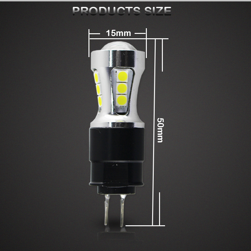 Gtinthebox feux de circulation diurne led sans erreur Hp24w 3030SMD 12V g4 led feux de jour ampoule lampe pour citroën c5 et peugeot 3008