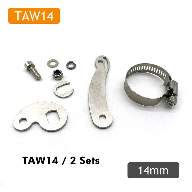 Elcykel cykel konvertering kit del tillbehör fix motor vridmoment arm för v skivbroms: Taw 14 2 st