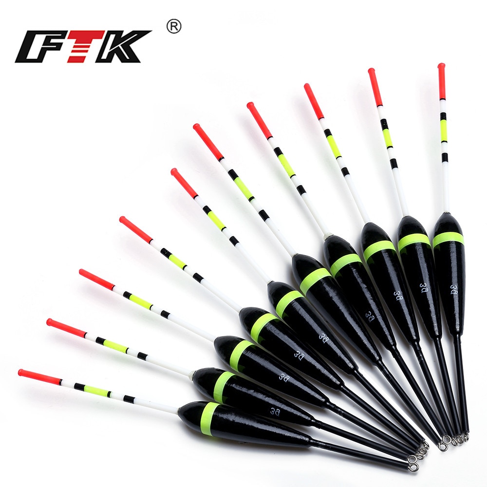 Ftk fortune paulownia 10 stuks/lot dobber visdobber 2g 3g 4g 5g 6g lengte 20-25 cm voor karpervissen