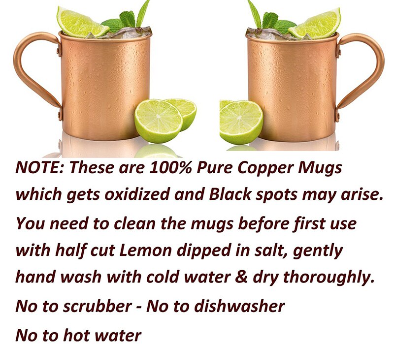 450ml 16.0oz 100%  kobber krus moscow mule holdbare kobberagtige øl krus kaffe krus mælk kop ren kobber kop drinkware
