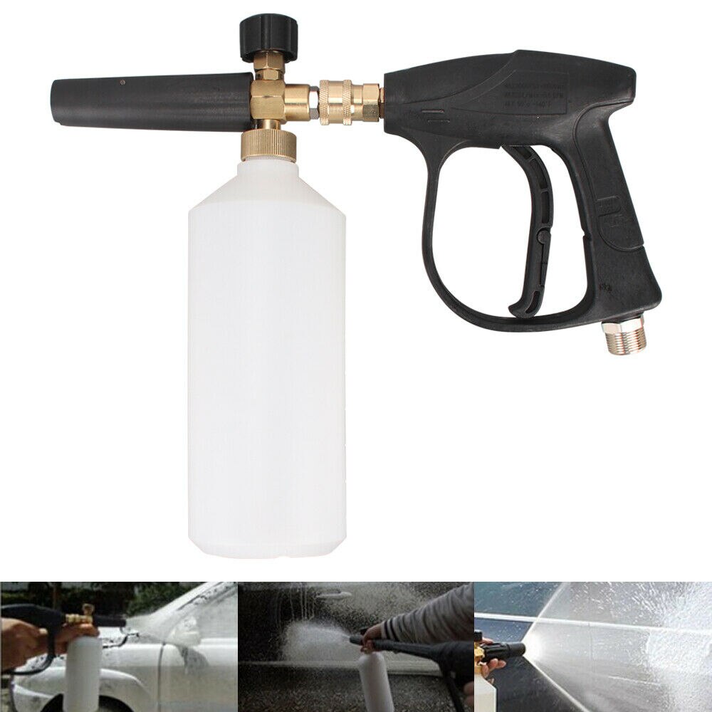Högtryckstvätt skum generator tvål pistol snöflinga skum sprutpistol bil skum rengöring vatten rengöring skum spruta
