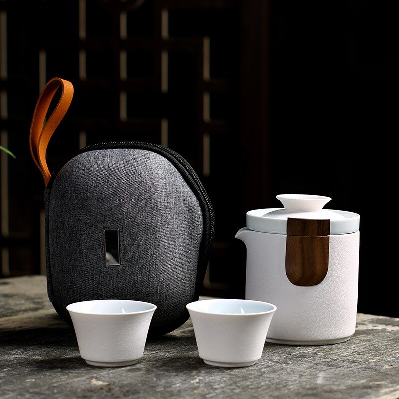 Travel tea sets are easy to carry tea set cup tea cup set: C