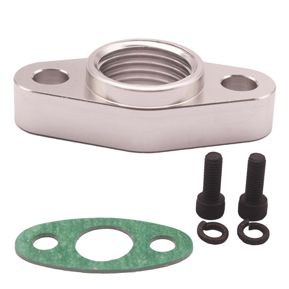 Turbo Öl Rückkehr Ablauf Flansch 38mm weibliche 1/2 NPT Für KKK K03 Garrett GT15 GT17