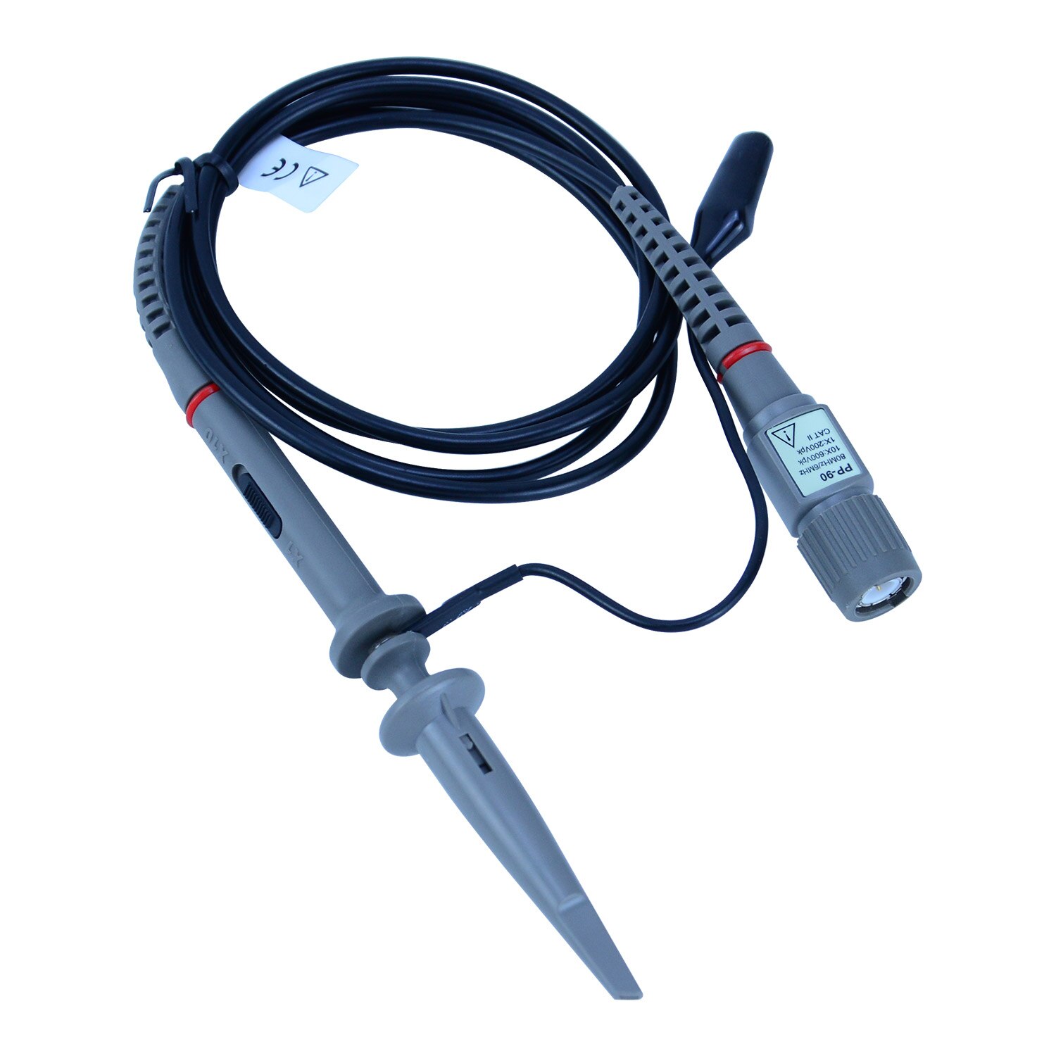 Hantek oscilloscope probe accessories 60MHz 80MHz 100MHz 200MHz 250MHz: Red