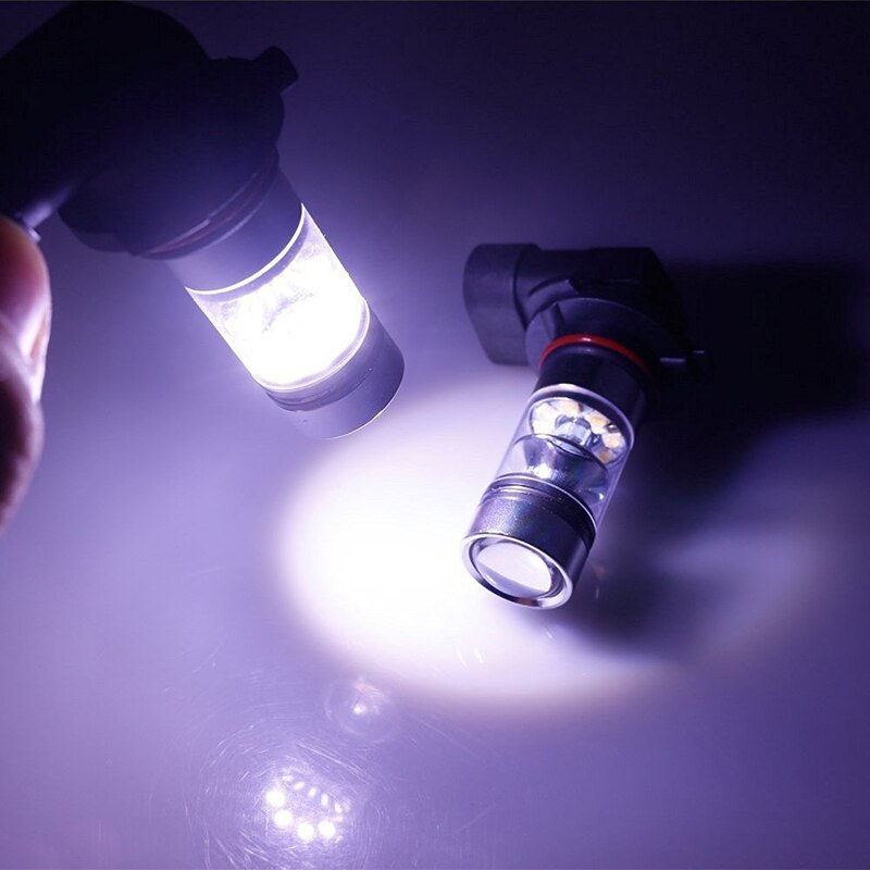 Bostar-bombilla LED de alta potencia de bajo consumo, luz antiniebla de larga vida, H4, H7, H8, H11, 9005/9006, 6000K, 100W, 1000lm, blanca, 2 uds.