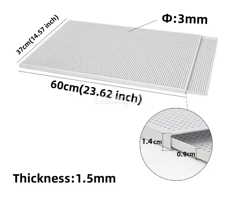 Puff Pastry Baking Tray rectangle Mille Feuille Pastry mold Perforated Dish Oven Paris Sweet Shop Napoleon baking tray With Hole