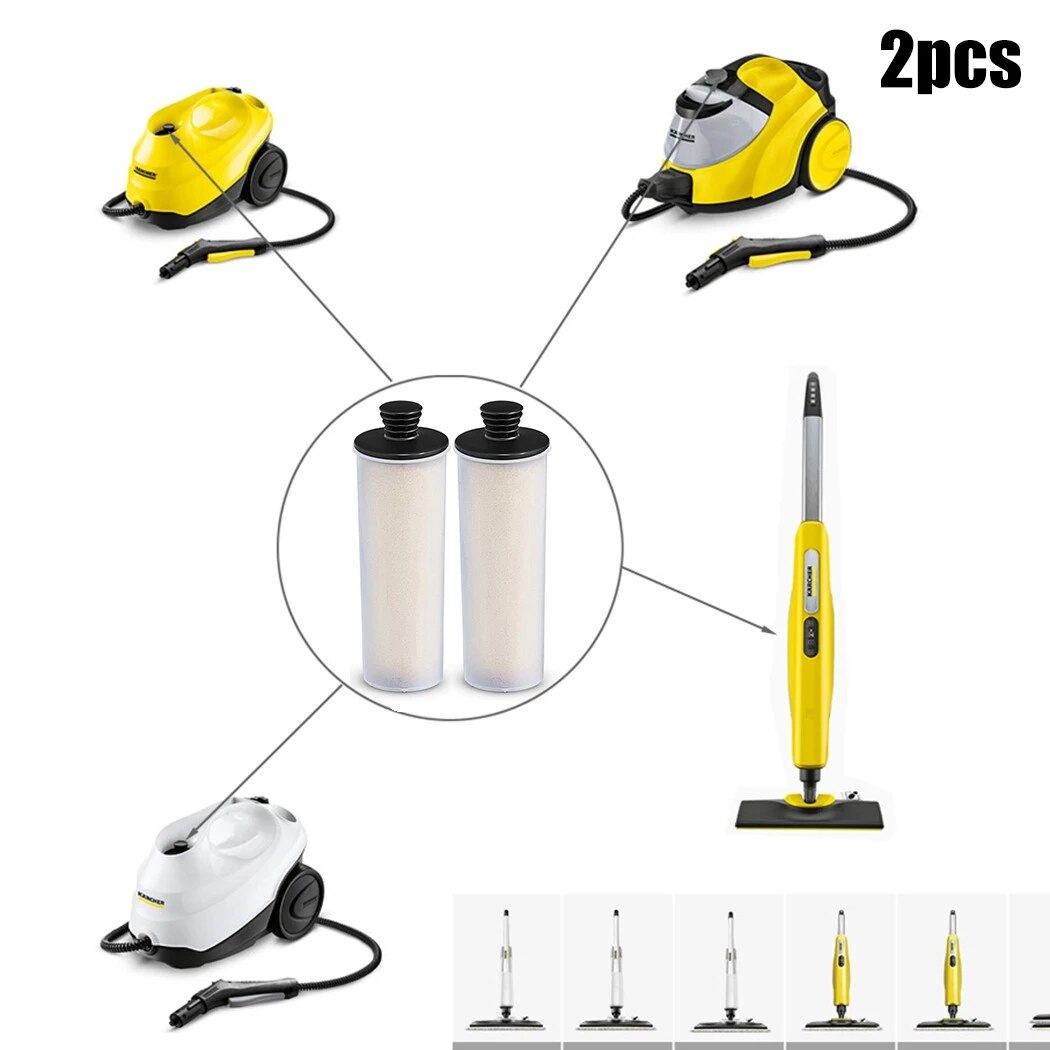 Cartouche de filtre de détartrage à vapeur Easyfix, pour KARCHER SC3 SC 3 SC3MX, 2 pièces