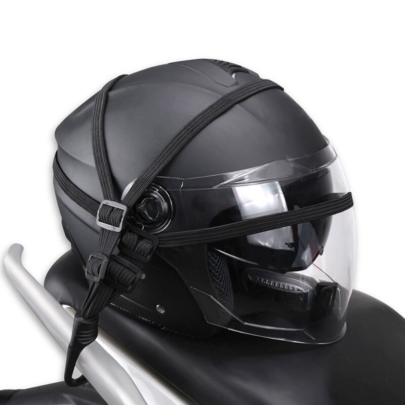 60cm Motorcycle Elastic Rope Strap Retractable Motorcycle Helmet Luggage Elastic Rope Strap Motorcycle Straps Accessories